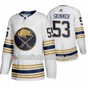 Adidas Maillot de Hockey Buffalo Sabres Jeff Skinner 53 50th Anniversary Adidas 2019-20 Blanc Authentic - Homme